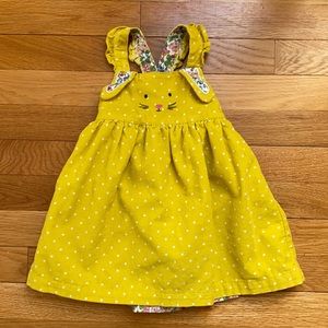 Mini Boden Bunny play dress 6-12 month